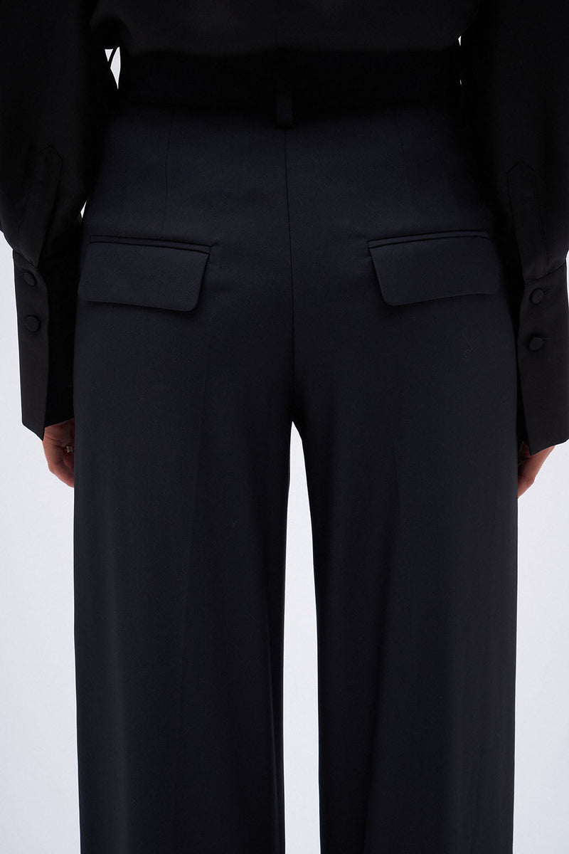 PANTALON LINO NOIR