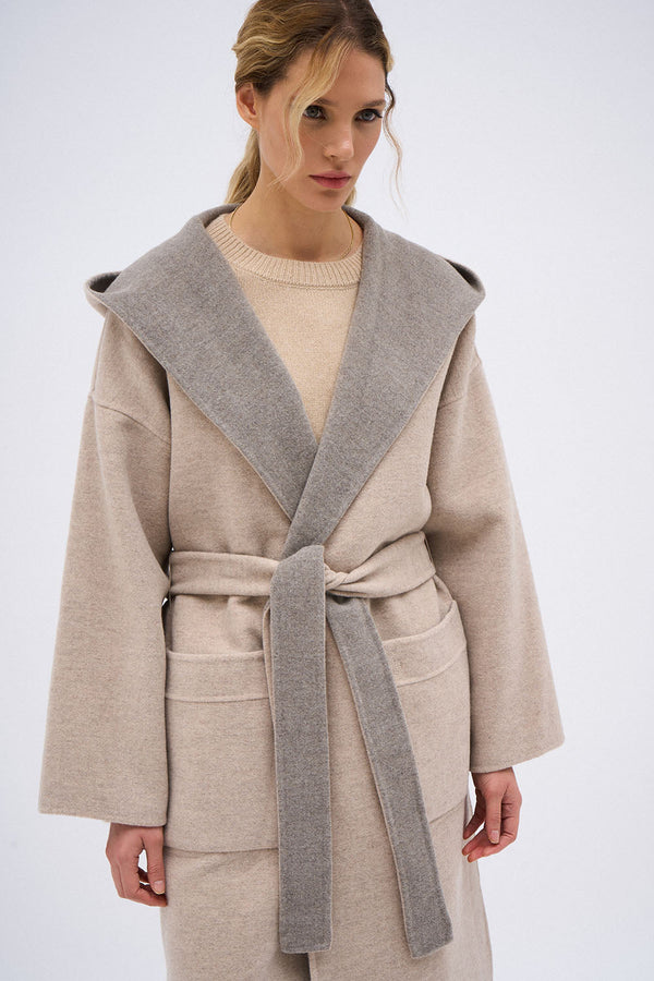 MANTEAU PAT BEIGE