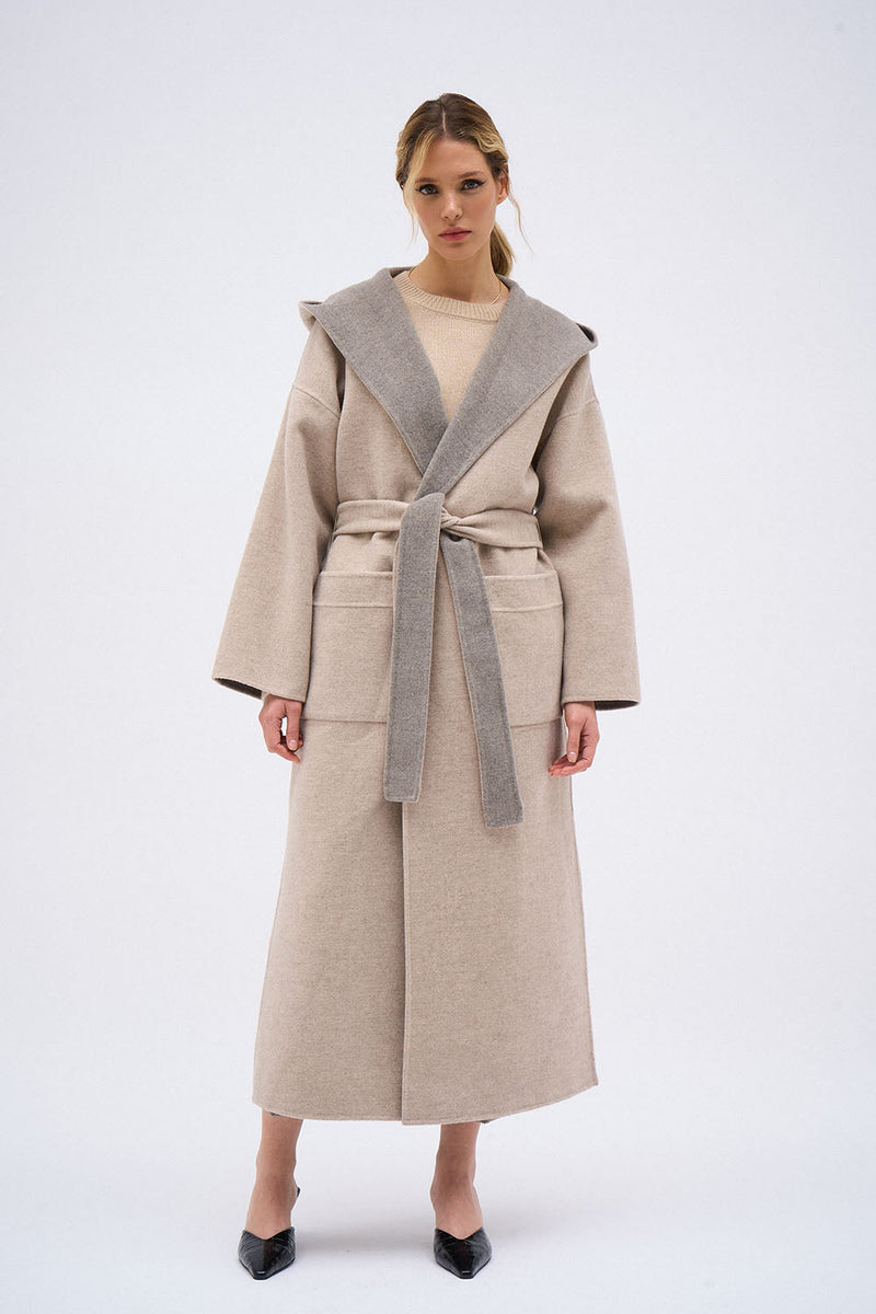 MANTEAU PAT BEIGE