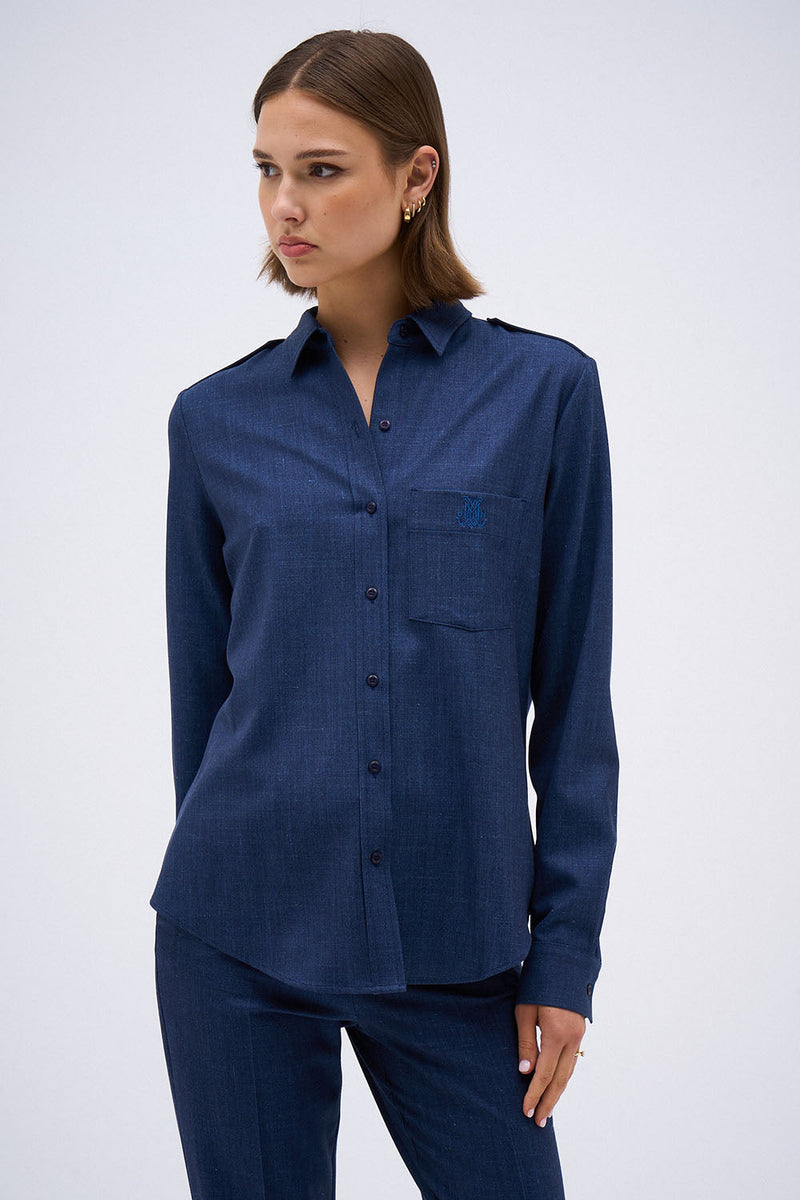 CHEMISE ROMANE DENIM