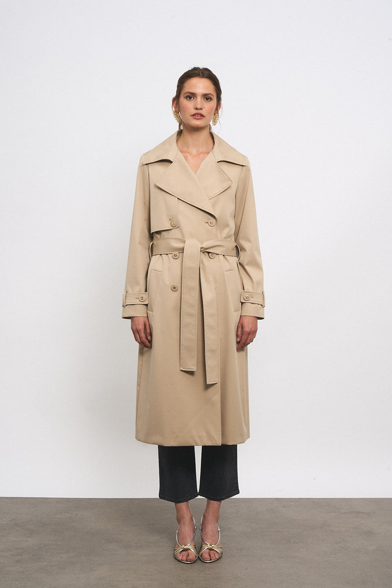 TRENCH DOLLY SABLE