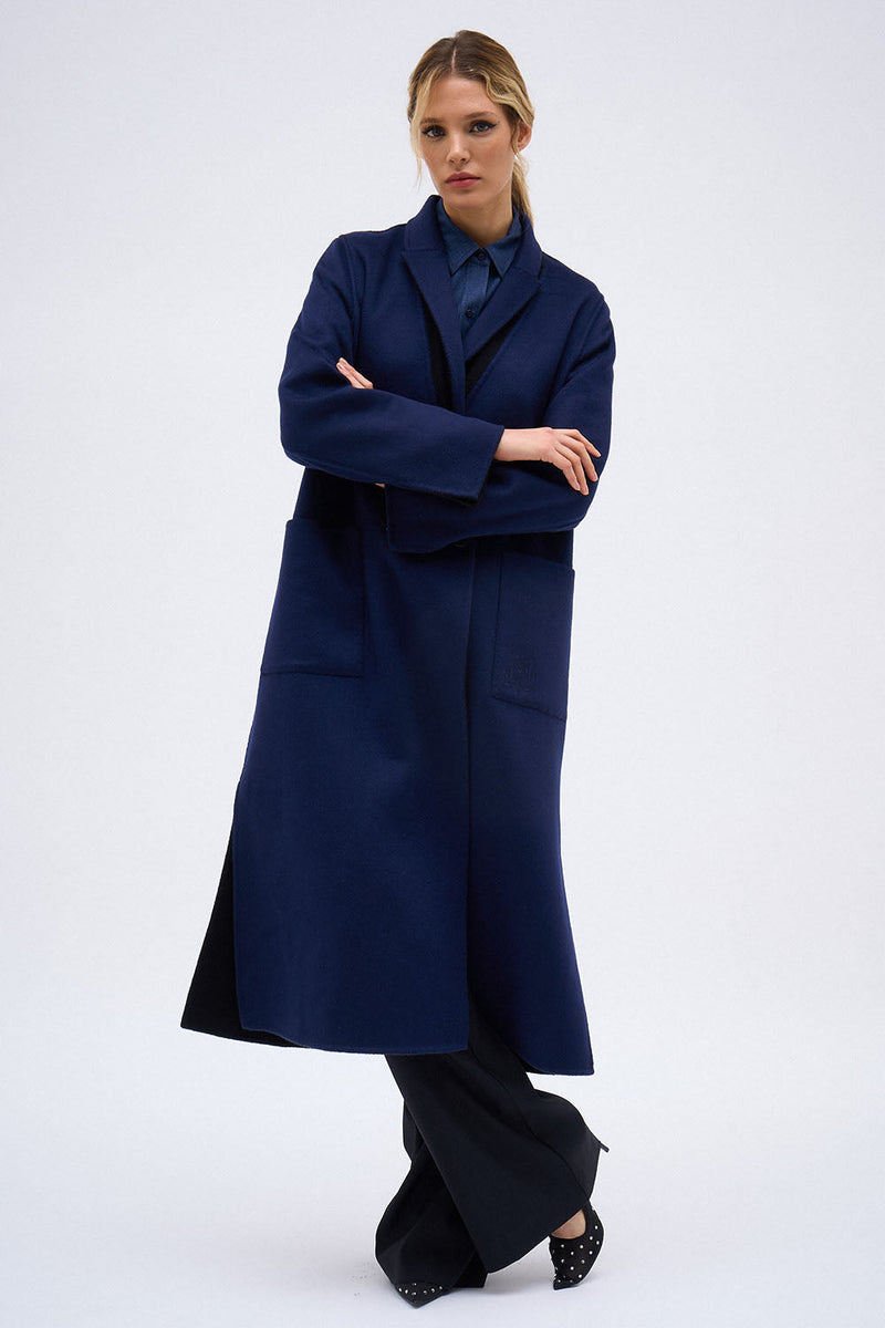 MANTEAU WENDY REVERSILBLE MARINE NOIR